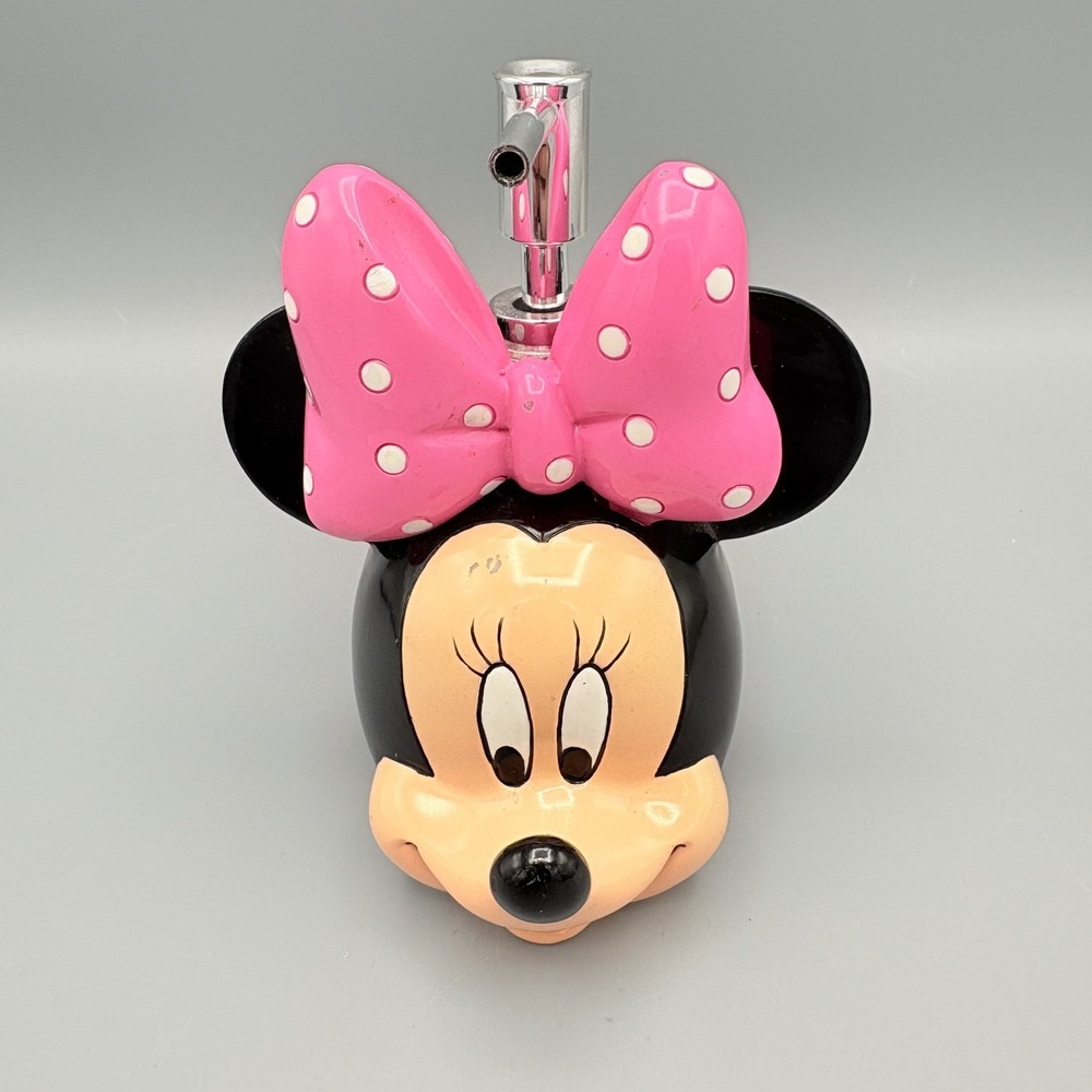 Disney Minnie Mouse Pink Bow Soap Lotion Dispenser With Pump
